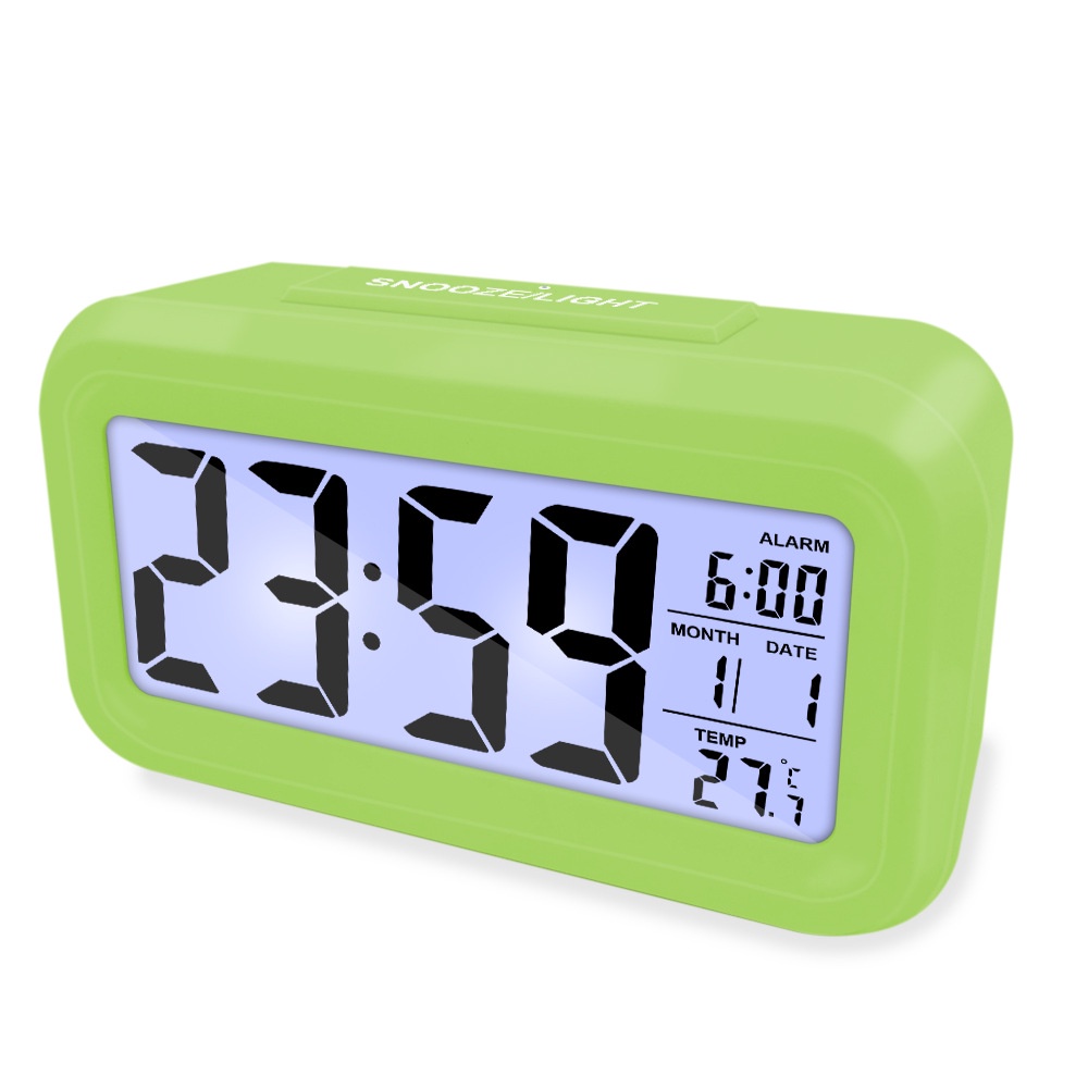 Đồng hồ báo thức đa năng điện tử để bàn màn hình LCD đa chức năng VS STORE