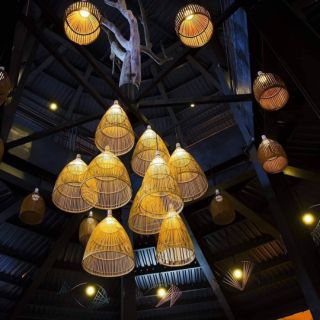 Đèn Nơm Tre D40h45