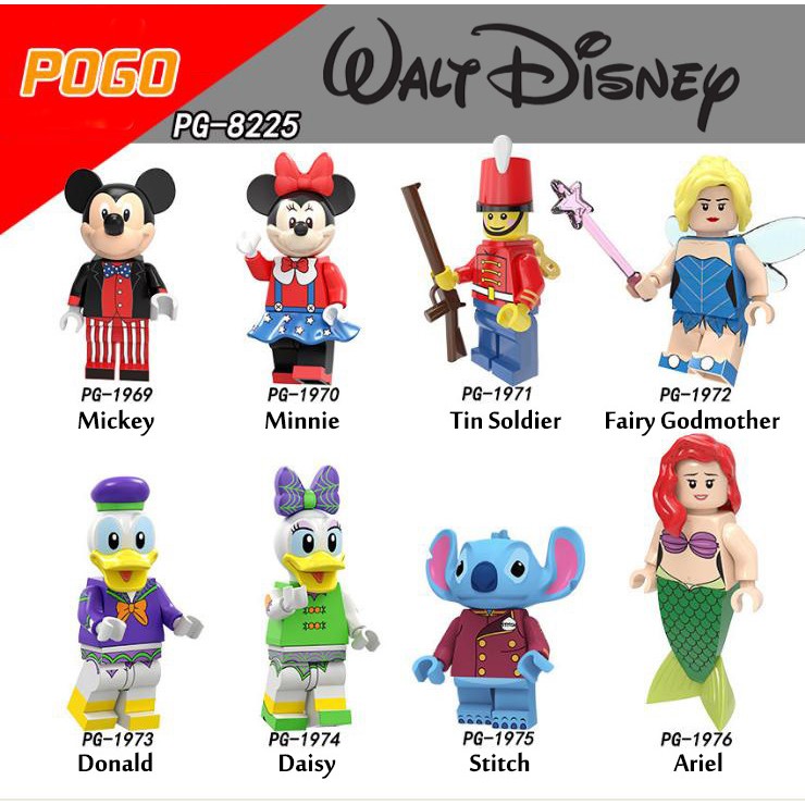 Đồ chơi lắp ráp Minifigures nhân vật Walt Disney