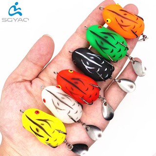 1 mồi ếch giả câu cá mềm 4.5cm 7g