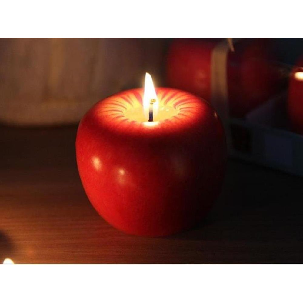 Nến thơm hình quả táo trang trí bàn ăn nhà bếp kami
