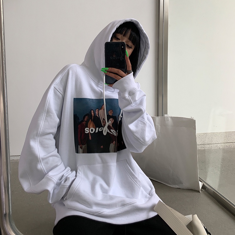 NRVP Áo Hoodie Dáng Rộng Thời Trang Hàn Quốc 2022 Dành Cho Nữ