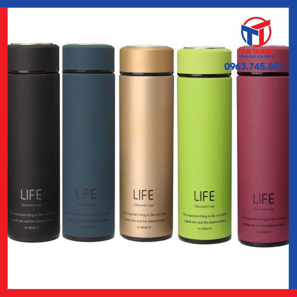[ sale mùa hè] Bình giữ nhiệt ruột inox Life .