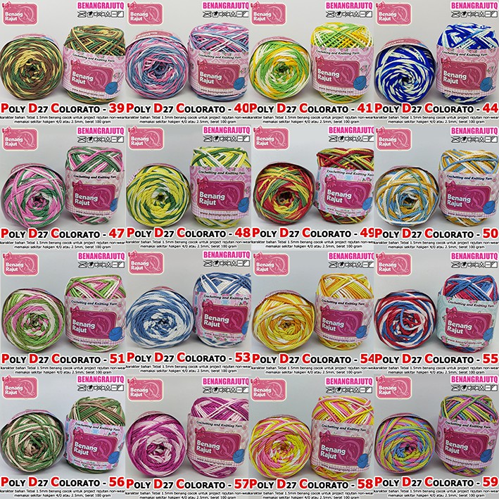 Phụ Kiện Pd27c I Poly Colorato / Sprinkles - Size D27 - Catalog