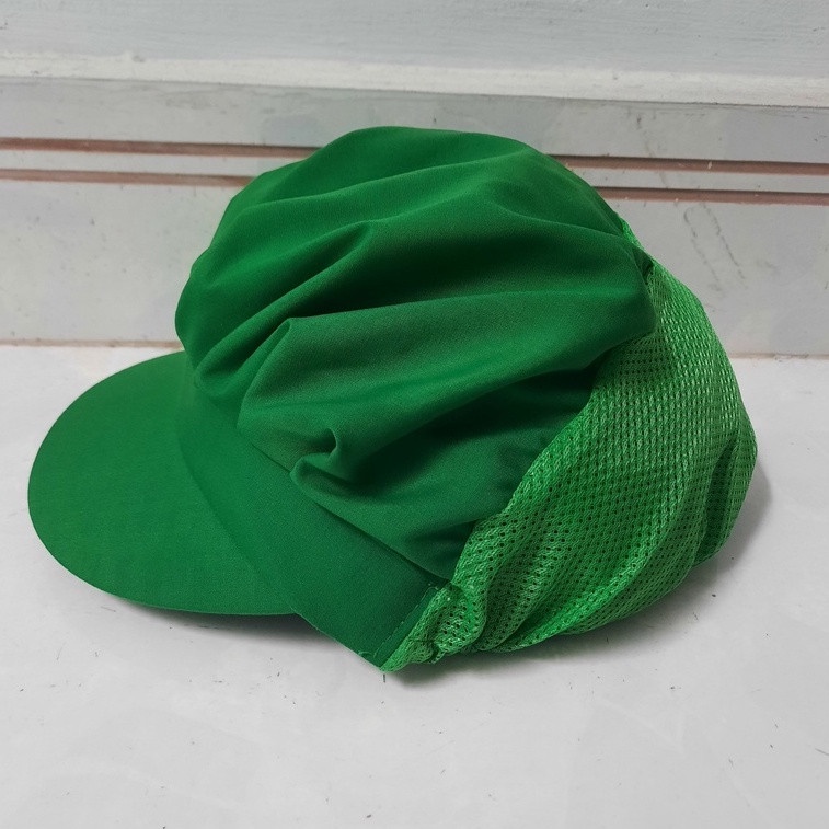 Nón lưới trùm tóc công nhân thực phẩm, mũ vải bảo hộ màu TRẮNG, XANH BIỂN, XANH LÁ, VÀNG