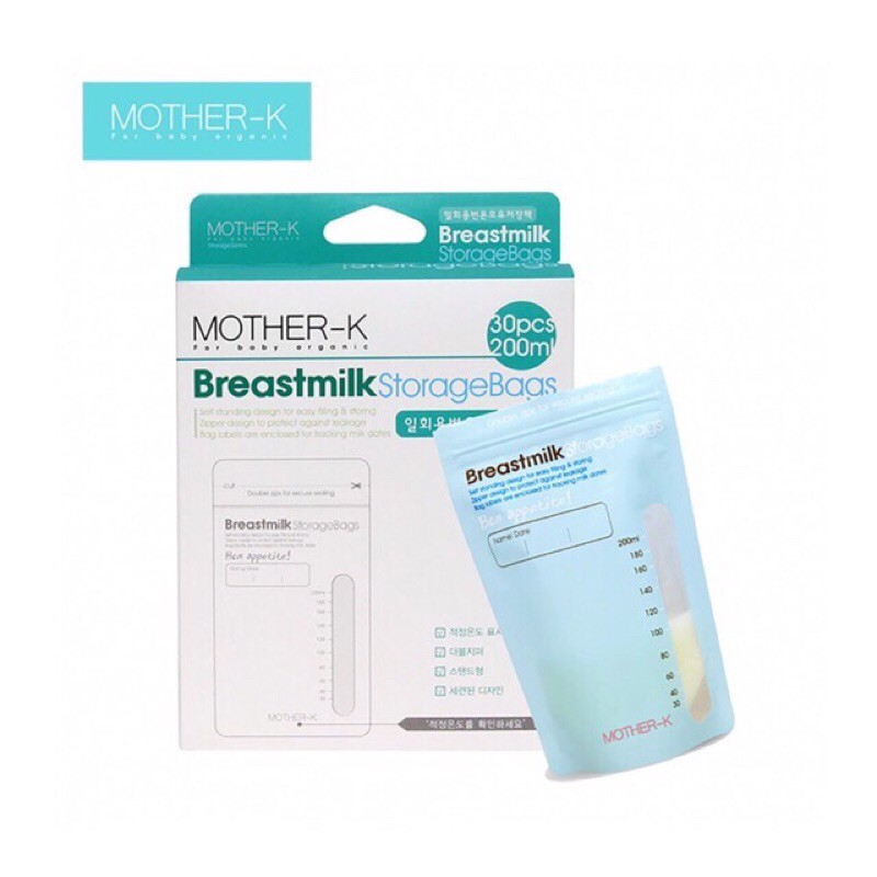Túi Trữ Sữa Cảm Ứng Nhiệt Mother-K Chính Hãng Nhập Khẩu Hàn Quốc