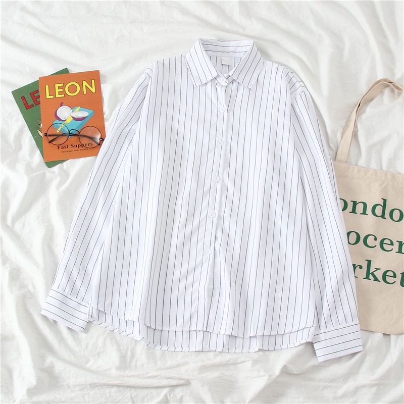 Áo sơ mi nữ SUXI dài tay cổ bẻ phong cách Hàn Quốc thời trang