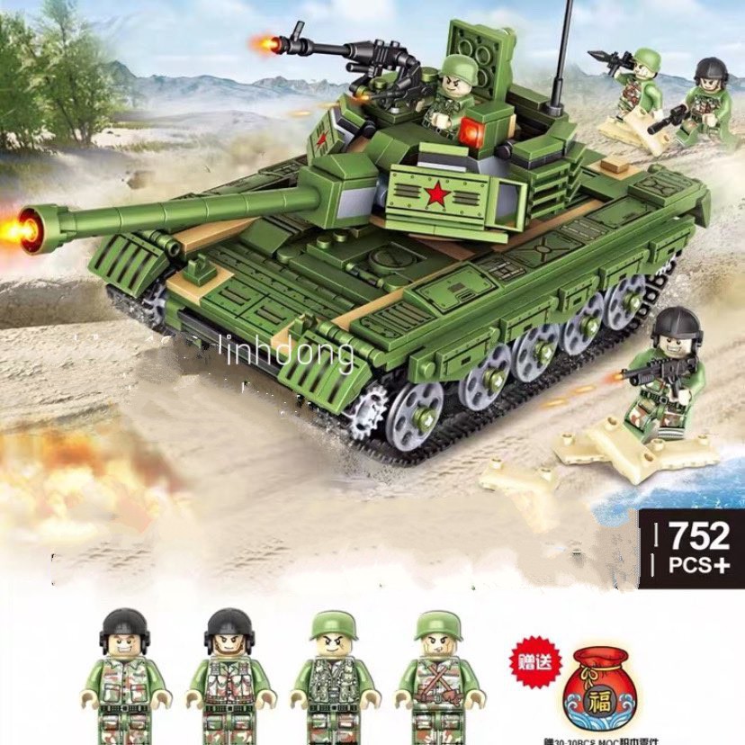 (SIÊU GIẢM GIÁ) Đồ chơi lego tank quân đội 752 chi tiết siêu đẹp, mô phỏng như 1 chiếc xe tăng ngoài đời, có hướng dẫn