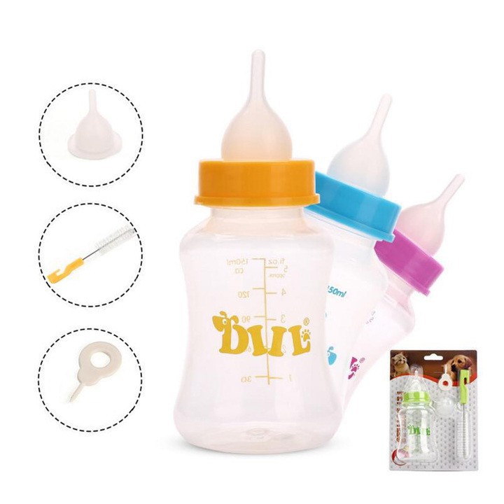 Bình sữa cho chó mèo Pet bottles Diil 150ml - Bình ti cho chó mèo 150ml