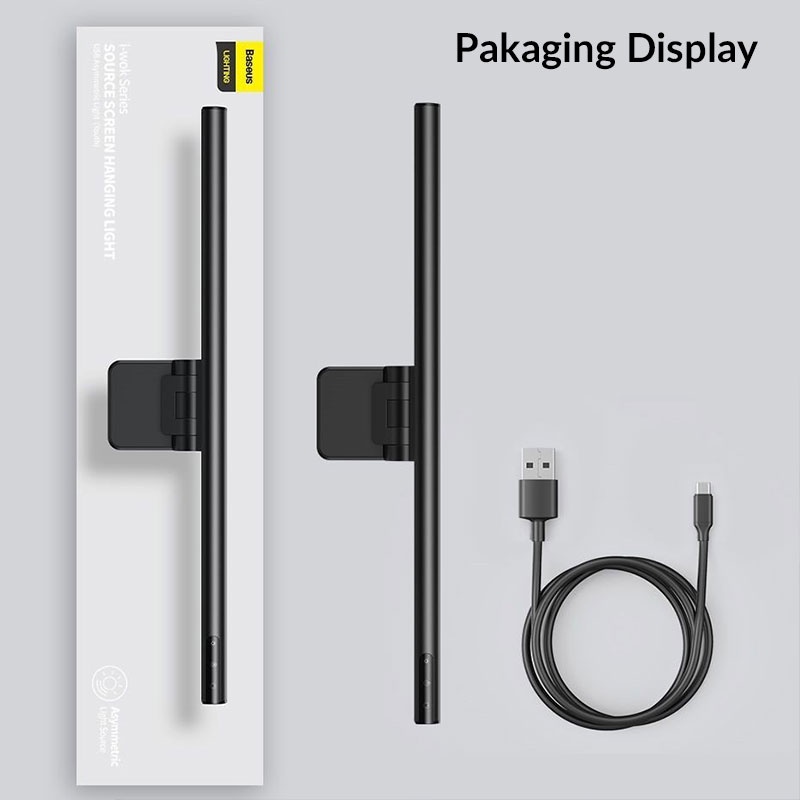 Đèn Kẹp Màn Hình Baseus Screen Hanging Light Youth Phiên Bản Thường Chống Ánh Sáng Xanh Bảo Vệ Mắt Nút Cảm Ứng Njoyshop