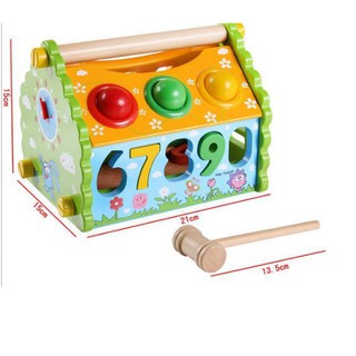 ĐỒ CHƠI GỖ NHÀ THẢ HÌNH ĐẬP BÓNG