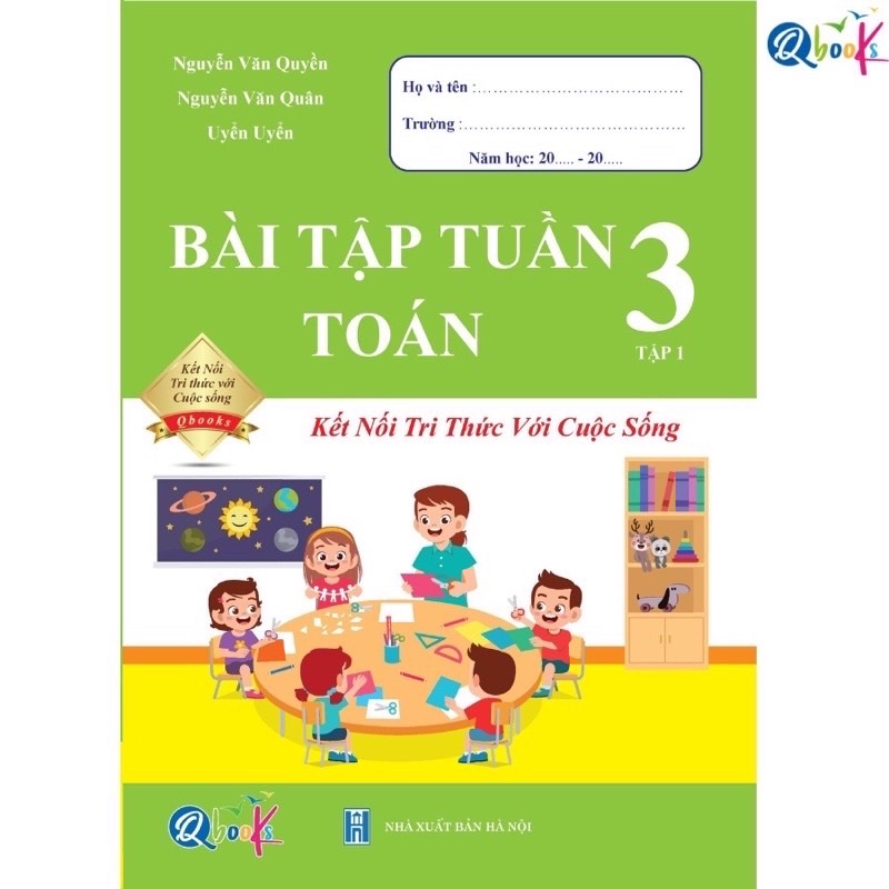 Sách - (Trọn bộ 2 tập) Bài Tập Tuần Toán Và Tiếng Việt 3 - Kết Nối Tri Thức Với Cuộc Sống
