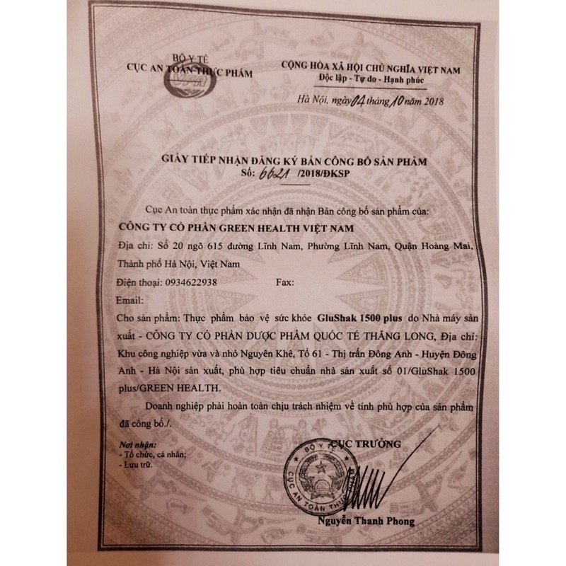 GLUSHAK 1500 PLUS - GLUCOSAMIN TẠO CHẤT NHẦY CHO SỤN KHỚP, GIẢM NGUY CƠ THOÁI HOÁ KHỚP