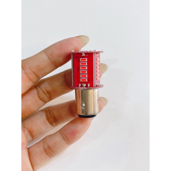 Bóng lái sau kiểu audi, bóng led hậu chạy mũi tên lắp thông dụng Dream, Wave…