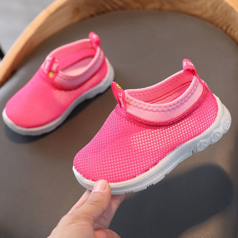 Giày Thể Thao Phối Lưới Thoáng Khí Chống Trượt Thời Trang Mùa Hè Cho Bé