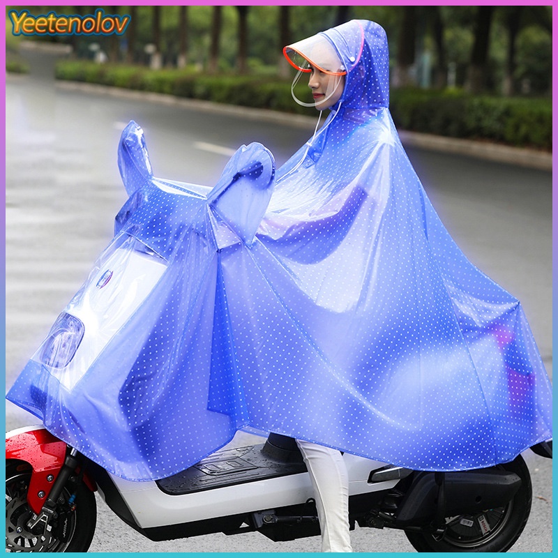 One Áo Mưa Đơn / Đôi Dáng Dài Dày Dặn Tiện Dụng Cho Người Đi Xe Máy / Xe Đạp Điện