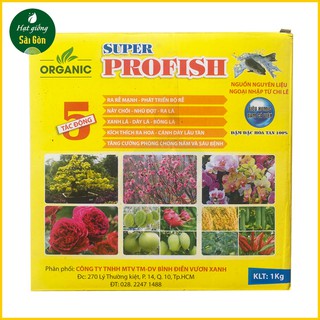 Phân Đạm Cá Dạng Viên Super ProFish gói 1kg