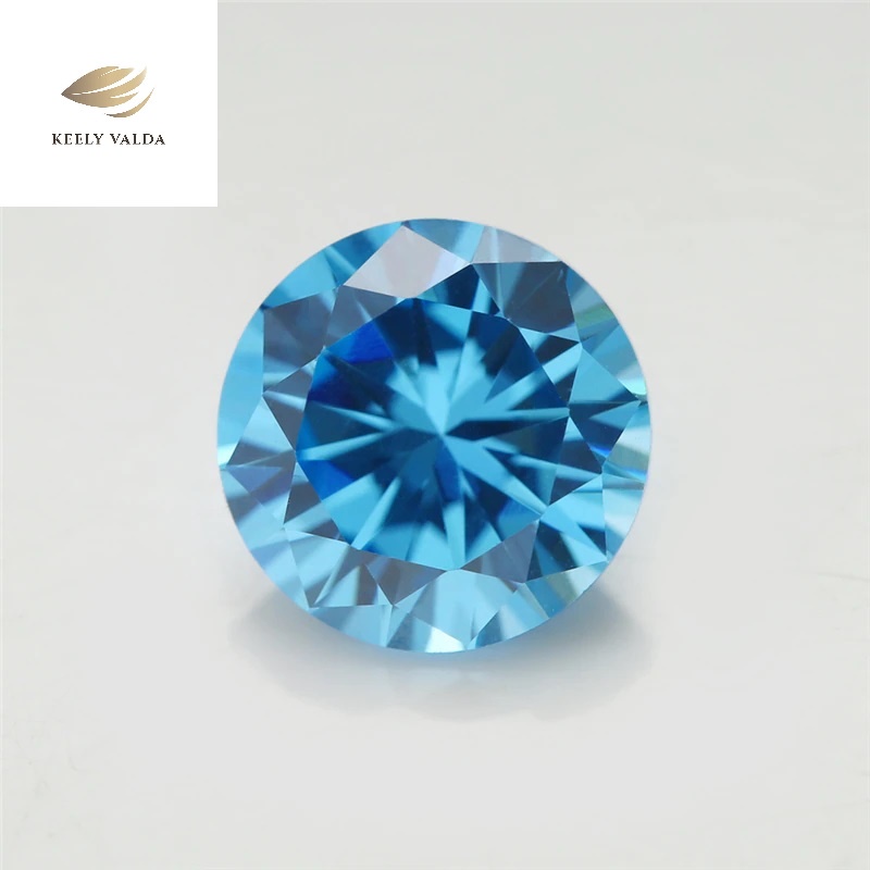 Sỉ Đá Cubic Zirconia  loại 5A Xanh Dương - Kim cương nhân tạo Siêu Cứng Thụy Sỹ
