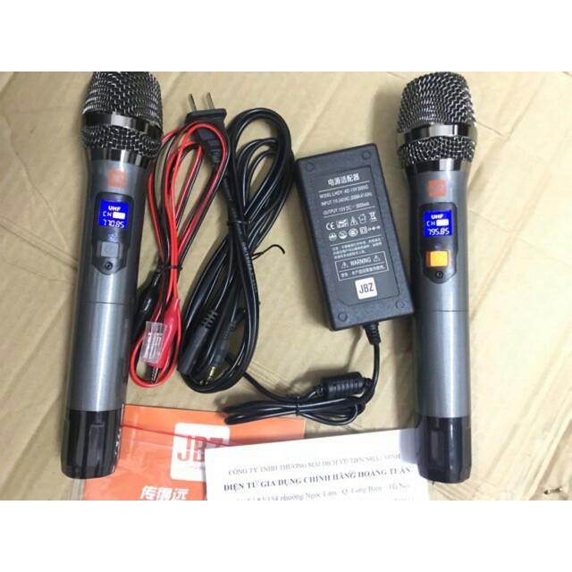 LOA KÉO DI ĐỘNG JBZ 1006 3 TẤC 2 mic tần số UHF cực hay