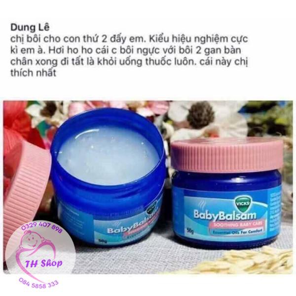 Dầu Bôi Ấm Ngực Vick Baby Balsam 50g - Baby Balsam Úc