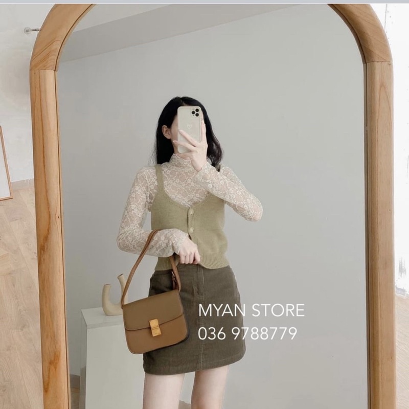 Chân váy dáng A chất nhung tăm siêu tôn dáng | BigBuy360 - bigbuy360.vn