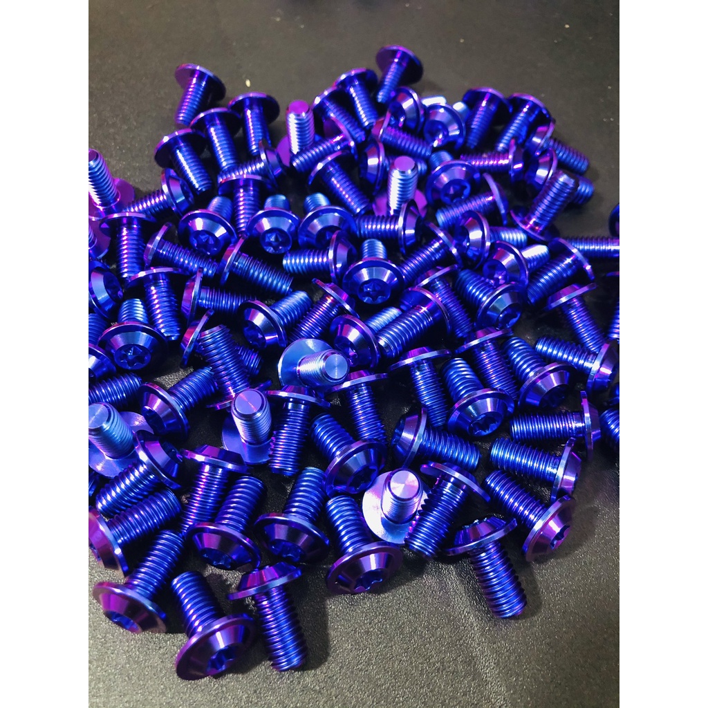 Ốc Titan Gr5 8l 8l15 gắn lòng đĩa các dòng xe như HD, Ya v.v