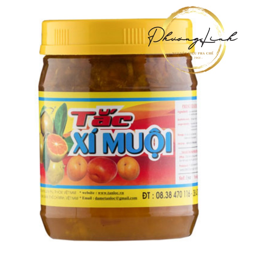 [Mã GROSALEHOT giảm 8% đơn 250K] Tắc Xí Muội Hiệu Tấn Lộc Hủ 900gr