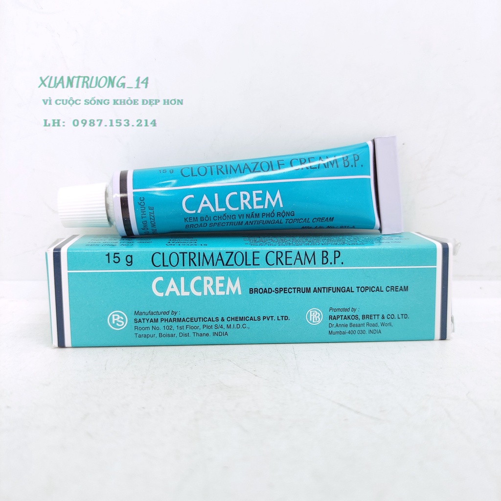 Kem bôi Calcrem 1% 15g