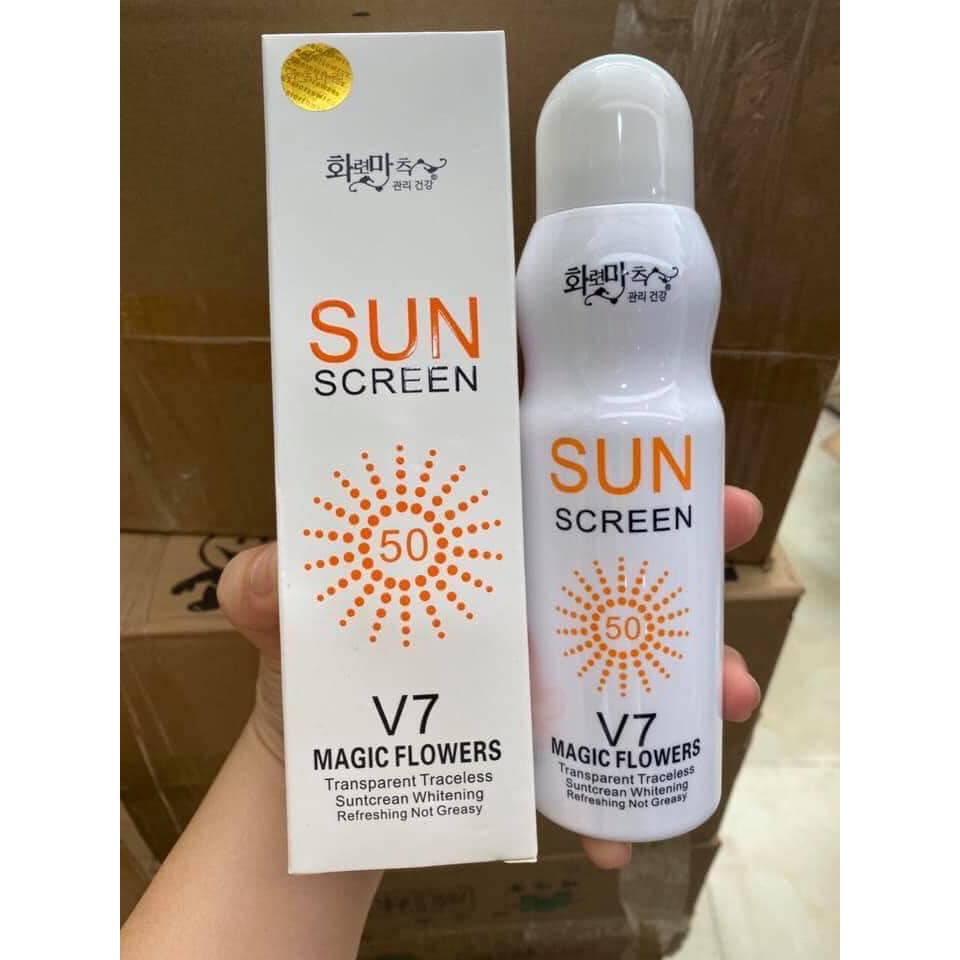 Xịt chống nắng sun v7