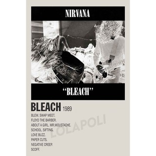 Tấm áp phích in hình Album Bleach Nirvana