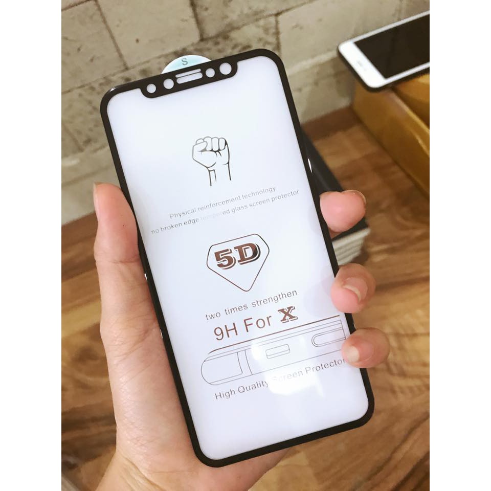 Cường Lực Iphone X 5D Full Màn Hình