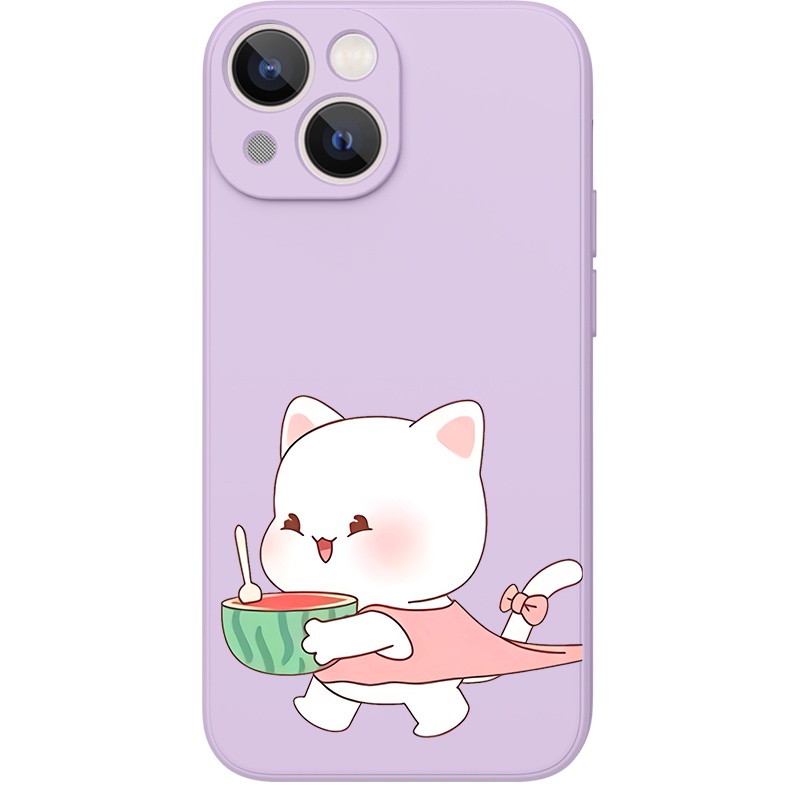 Ốp Điện Thoại JEERO hoạt hình cặp đôi dễ thương đẹp ngộ nghĩnh mềm Compatible for iPhone 13 12 11 Pro Max SE 2020 X XR XS 8 7 ip 6S 6 Plus kute HFN173