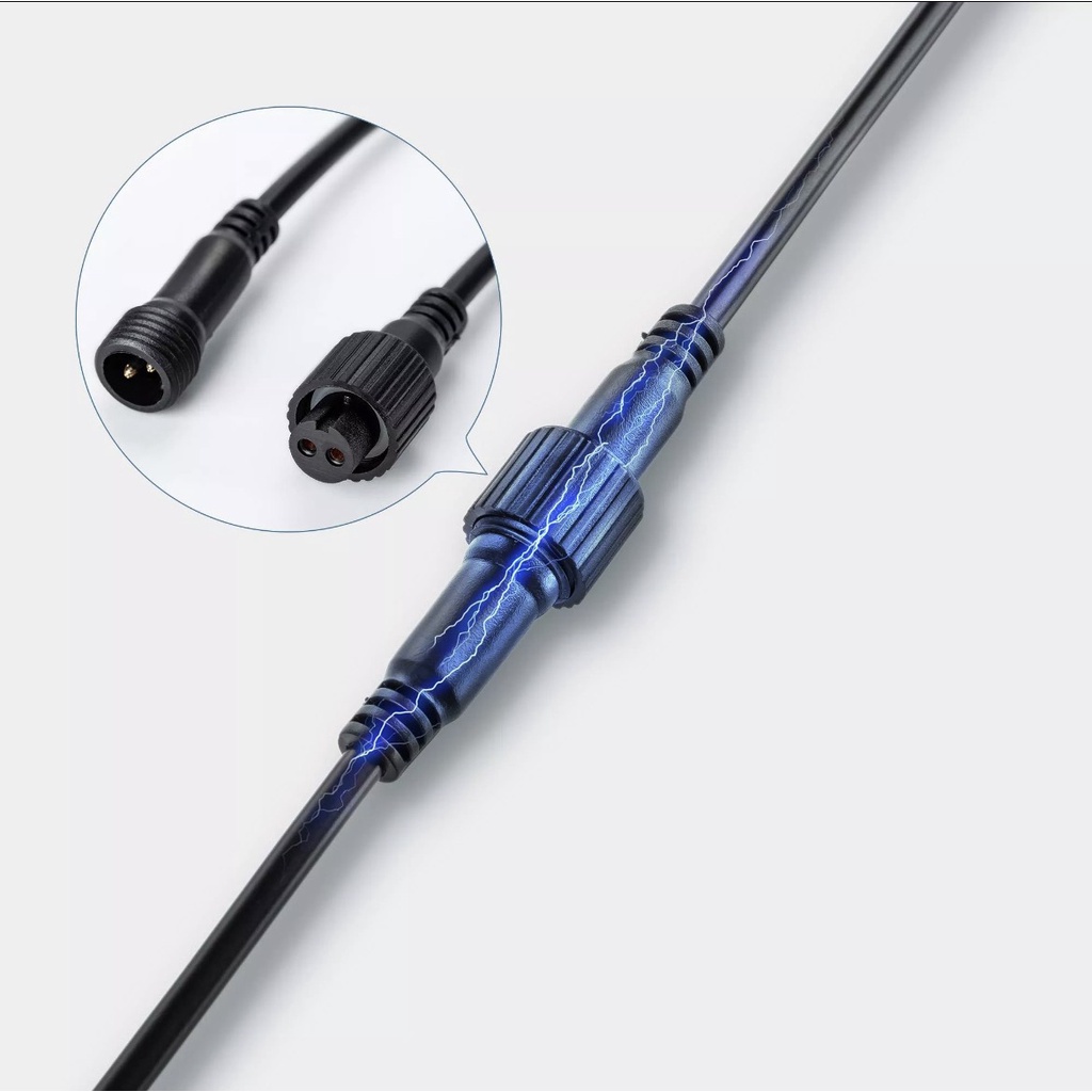 Dây đèn nối dài năng lượng mặt trời IP67 5m