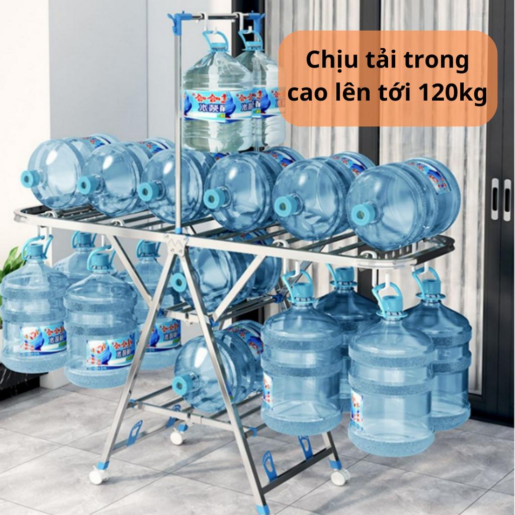 Giá treo quần áo kim loại gấp gọn chống rỉ, chịu lực, giàn phơi quần áo trong nhà và ngoài trời. | BigBuy360 - bigbuy360.vn