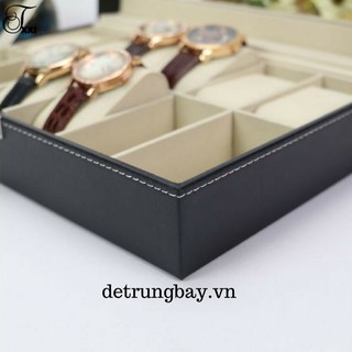 HỘP ĐỰNG ĐỒNG HỒ BẰNG DA 12 CHIẾC