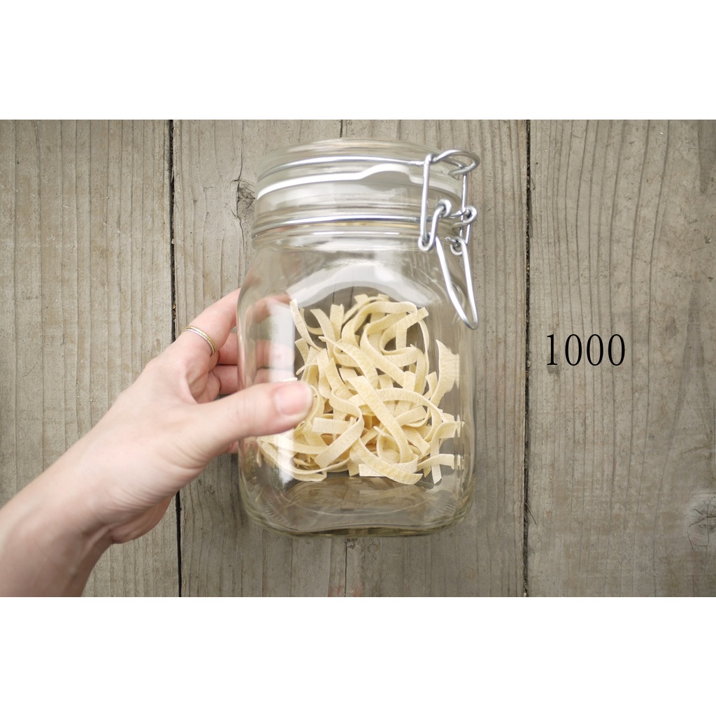 Hũ thủy tinh nắp cài kim loại FIDO - Bormioli Rocco - 1000ml @149220