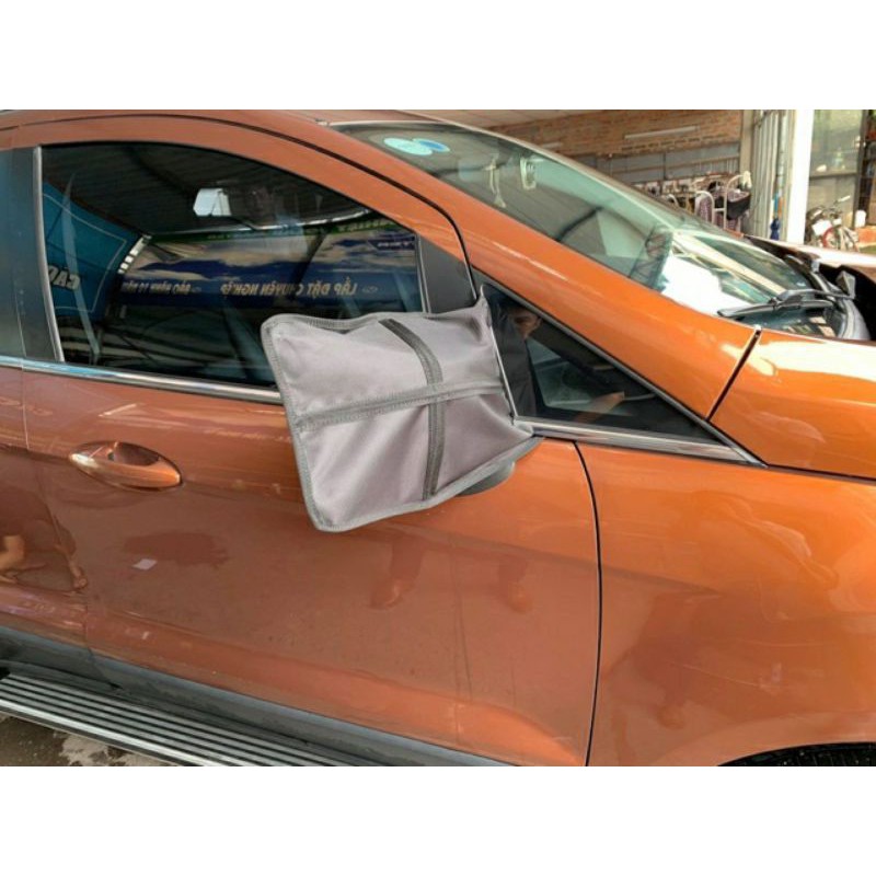 Bộ Bọc gương chống trộm ô tô - lõi cáp đôi chống cắt, bảo hành 3 năm