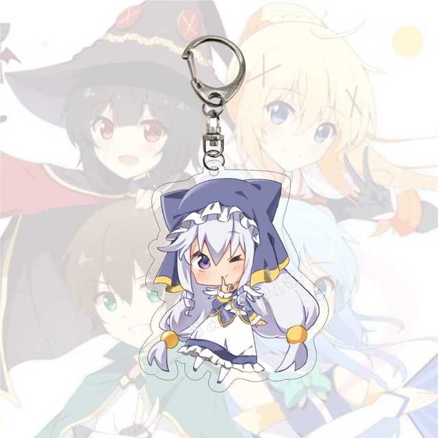 MÓC KHÓA CHIBI ANIME KONOSUBA GOD’S BLESSING ON THIS WONDERFUL WORLD MÓC KHOÁ BẰNG ARCRYLIC