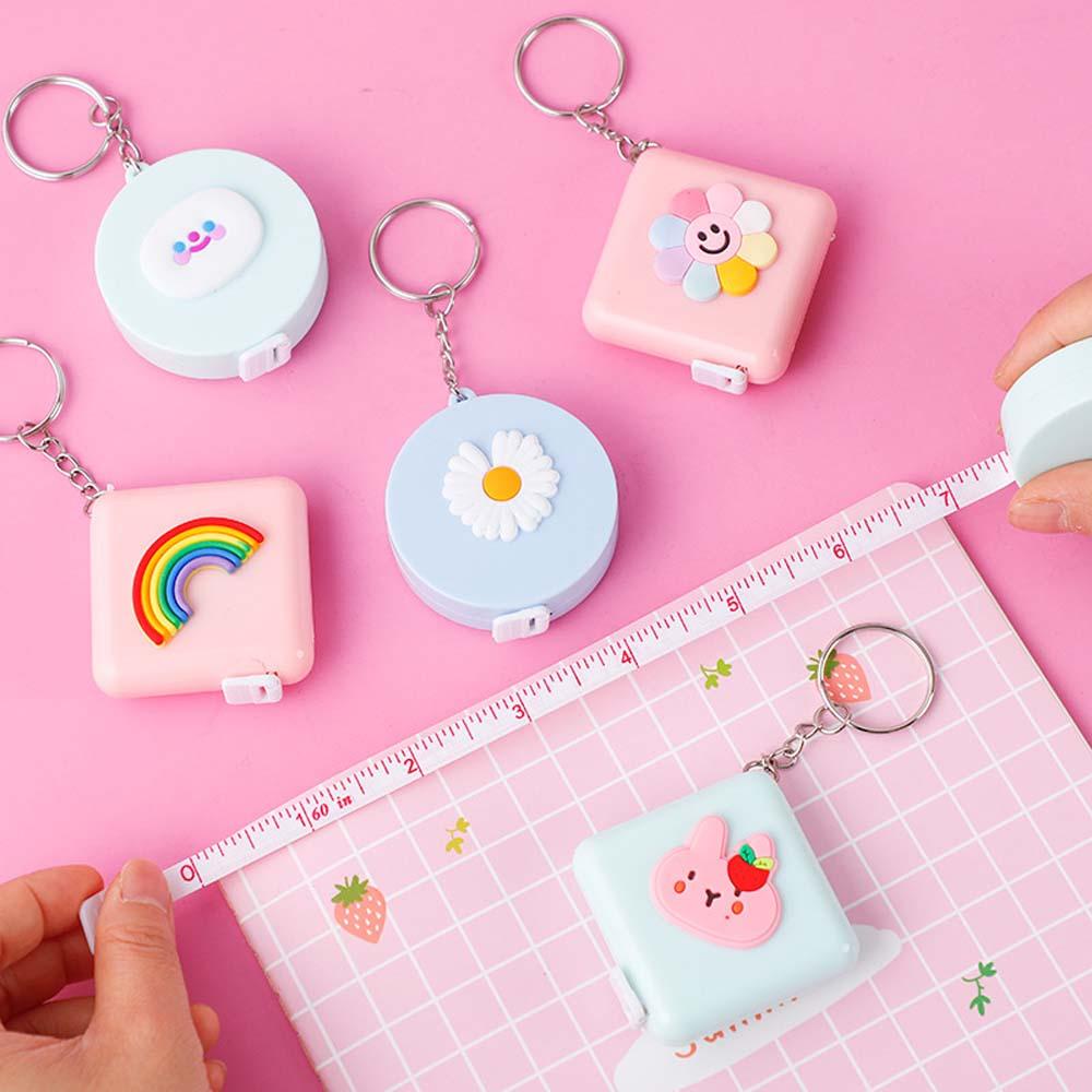 Thước Đo Chiều Cao Bằng Da Nhiều Màu Sắc Có Khóa Cài Tiện Dụng Cho Thợ May / May Vá