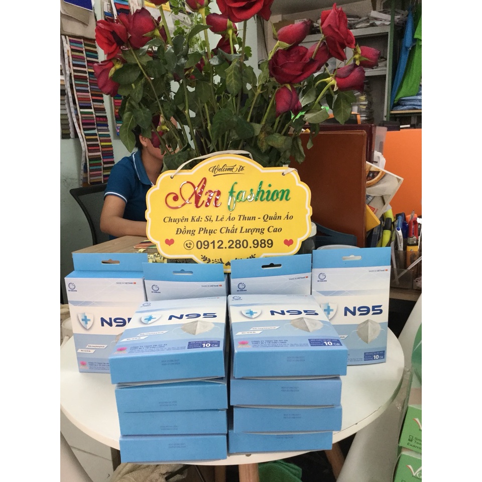 KHẨU TRANG CỬU LONG N95  (1 HỘP 10 CÁI ) _ HÌNH CHỤP THẬT