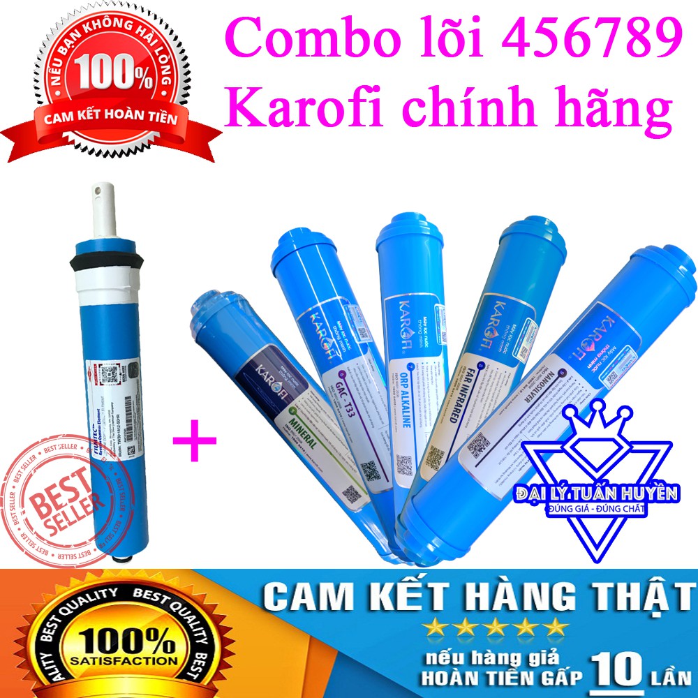 [Mã ELMS5 giảm 7% đơn 300K] Combo lõi 456789 Karofi chính hãng | WebRaoVat - webraovat.net.vn