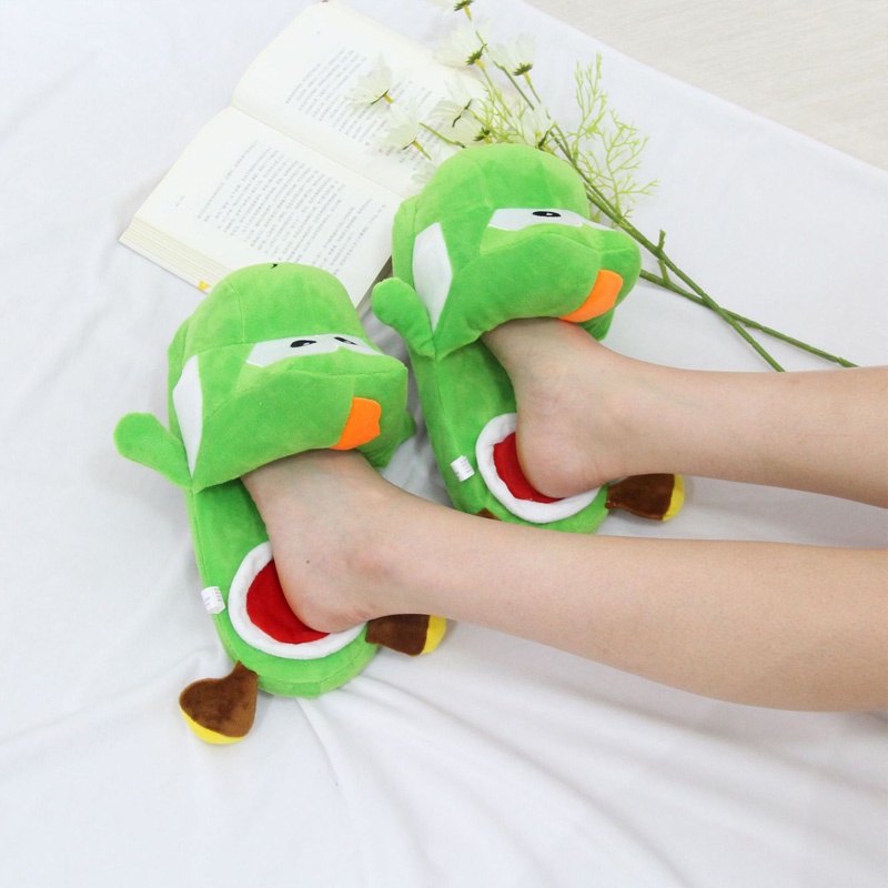 NINTENDO Dép Bông Hình Super Mario Bros Yoshi Dragon 28cm Phong Cách Nhật Bản