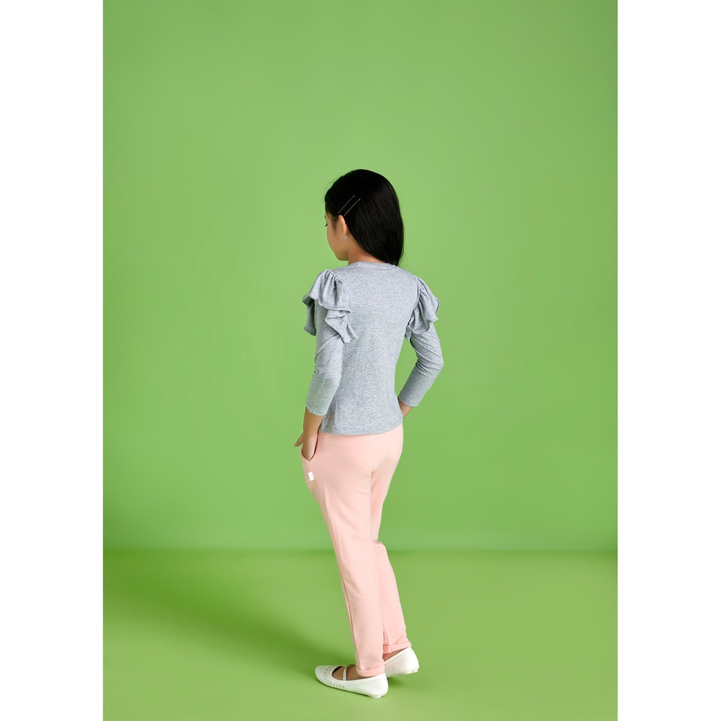 Quần thun lơ vê hồng bé gái QDG015 - JADINY
