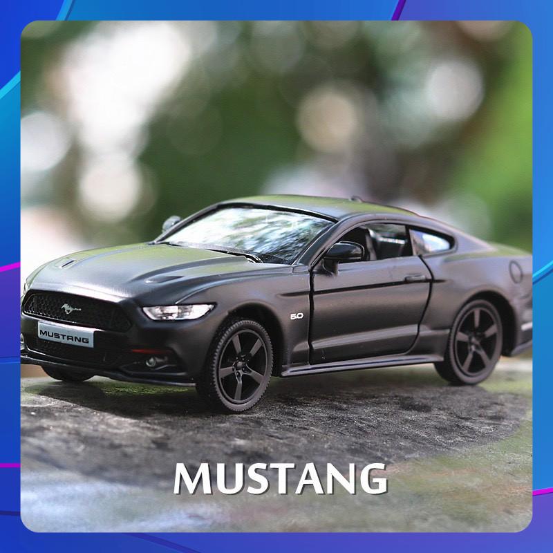 Xe Mô Hình Đồ Chơi Xe Ô Tô, Siêu Xe Ford Mustang,Mercedes, Lamborghini Audi Màu Đen Mờ Bằng Hợp, Tỷ Lệ 1:36 Giá Rẻ