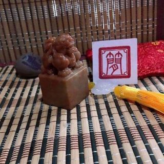 Mực chu sa triện dấu thư pháp thư hoạ