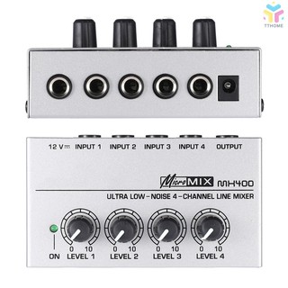 Bộ Thiết Bị Khuếch Đại Âm Thanh Mx400 4 Kênh Kèm Phụ Kiện