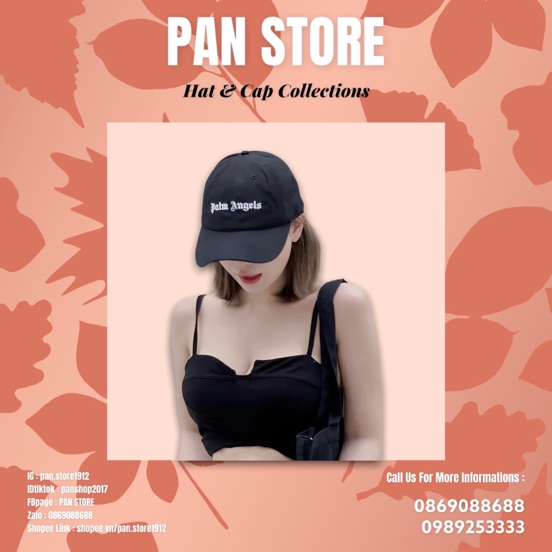 Mũ lưỡi trai nón kết thêu chữ Palm Angel chất liệu cotton nam nữ unisex PanStore
