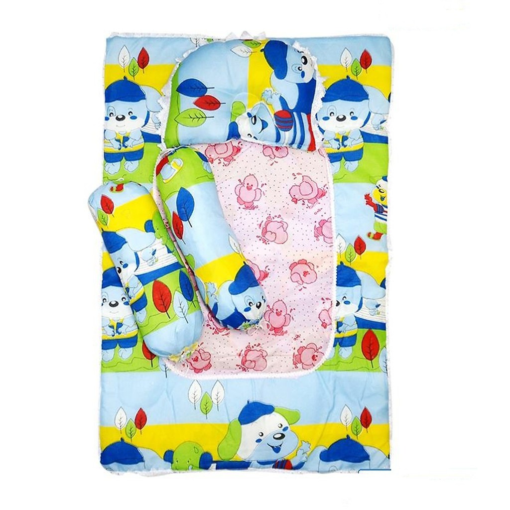 Bộ Gối Nệm Sơ Sinh Kate Cho Bé-Đủ Màu