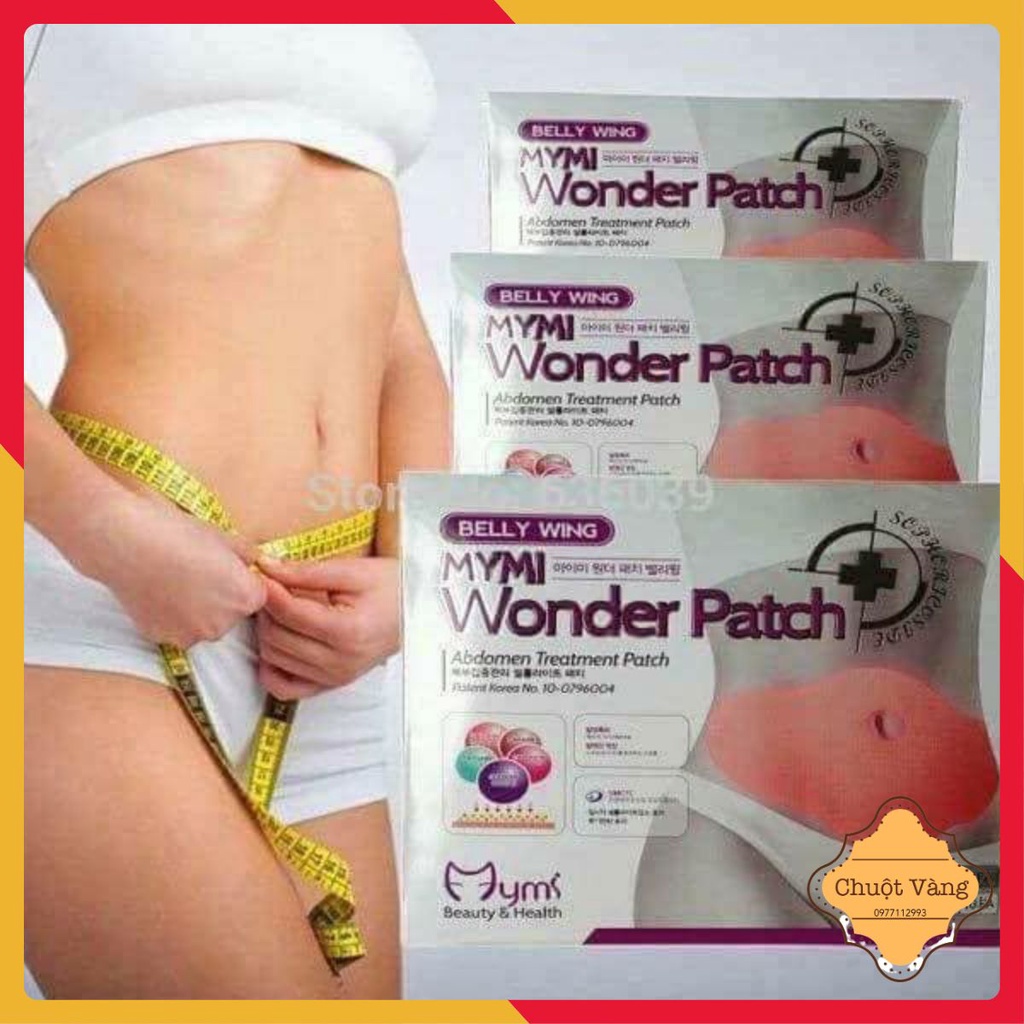 5 Miếng dán tan mỡ bụng Wonder Patch