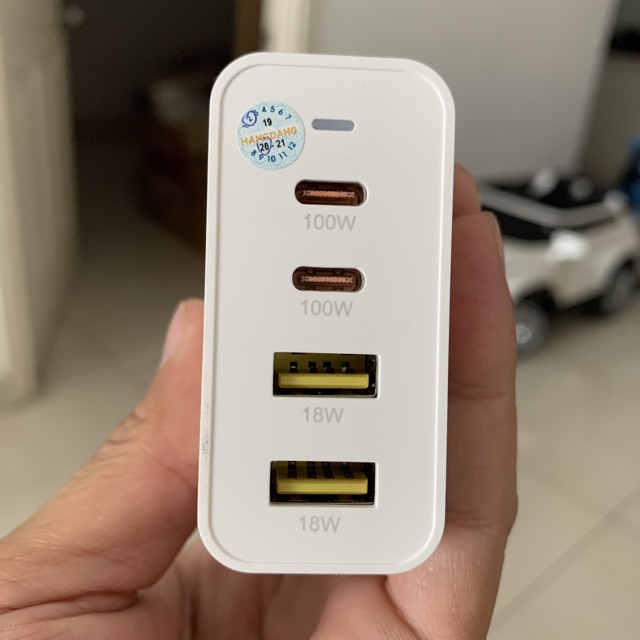 (Used) Củ Sạc Macbook Pro, iPad Pro, iPhone 12, Note 9, S10 HYPERJUICE 100W GaN PD 3.0 &amp; QC 3.0